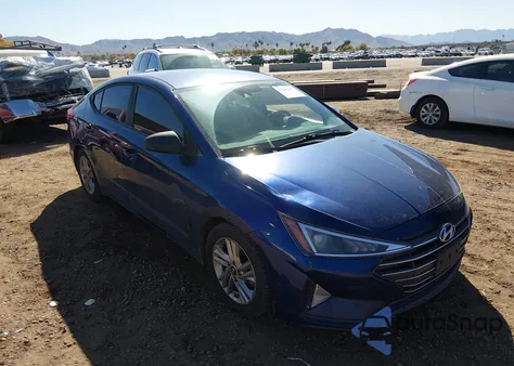 2019 Hyundai Elantra Sel z USA, uszkodzony, nr VIN 5NPD84LFXKH458300